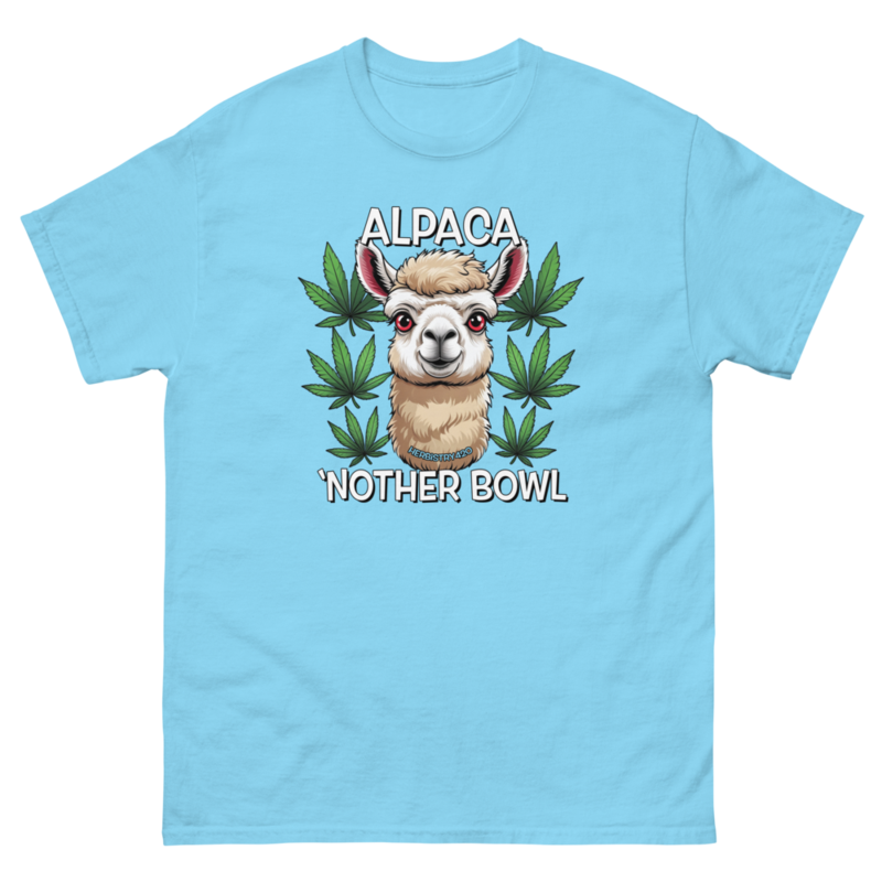 Alpaca 'Nother Bowl – Unisex classic tee — sky