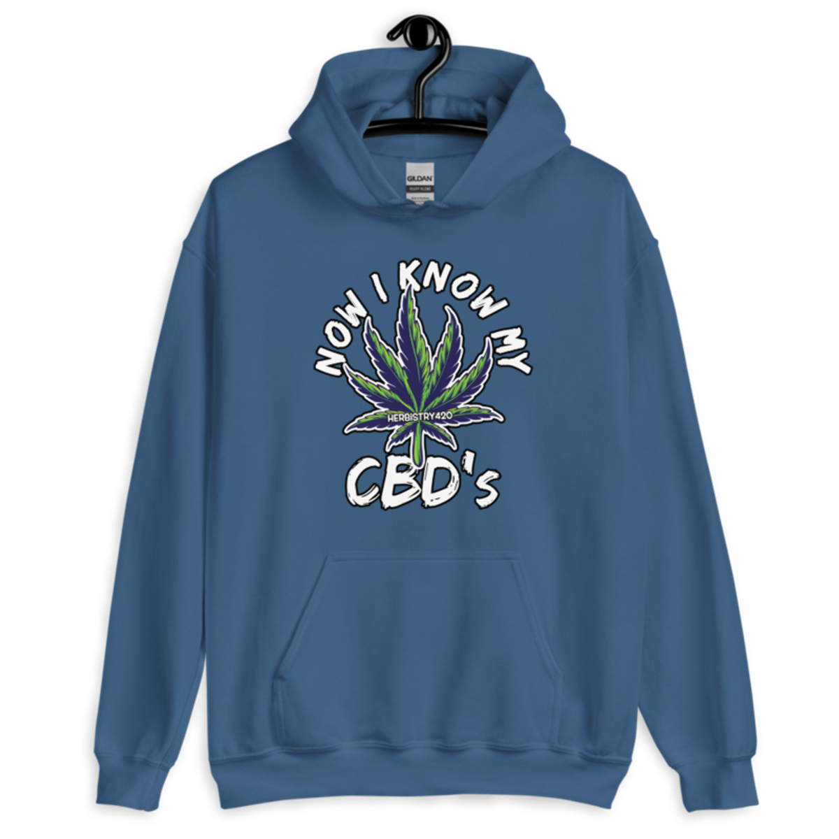 Now I Know My – Unisex Hoodie — indigo blue
