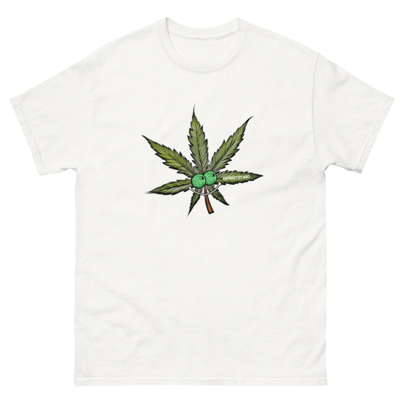 Happy Leaf – Unisex Classic Tee — white