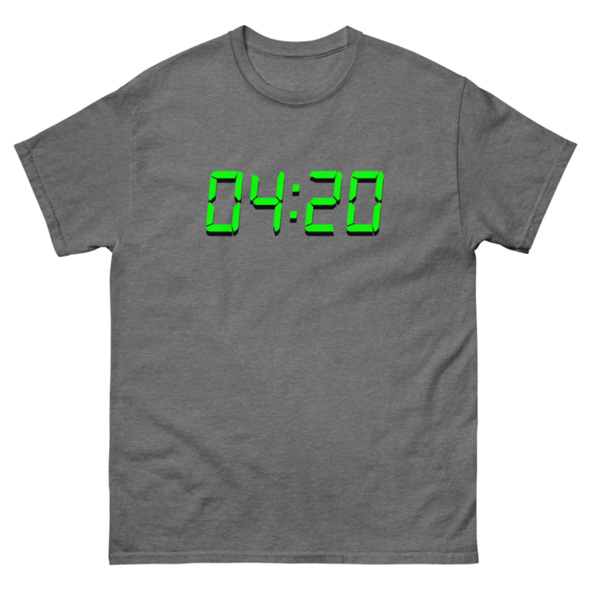 04:20 Digital – Unisex Classic Tee — graphite heather
