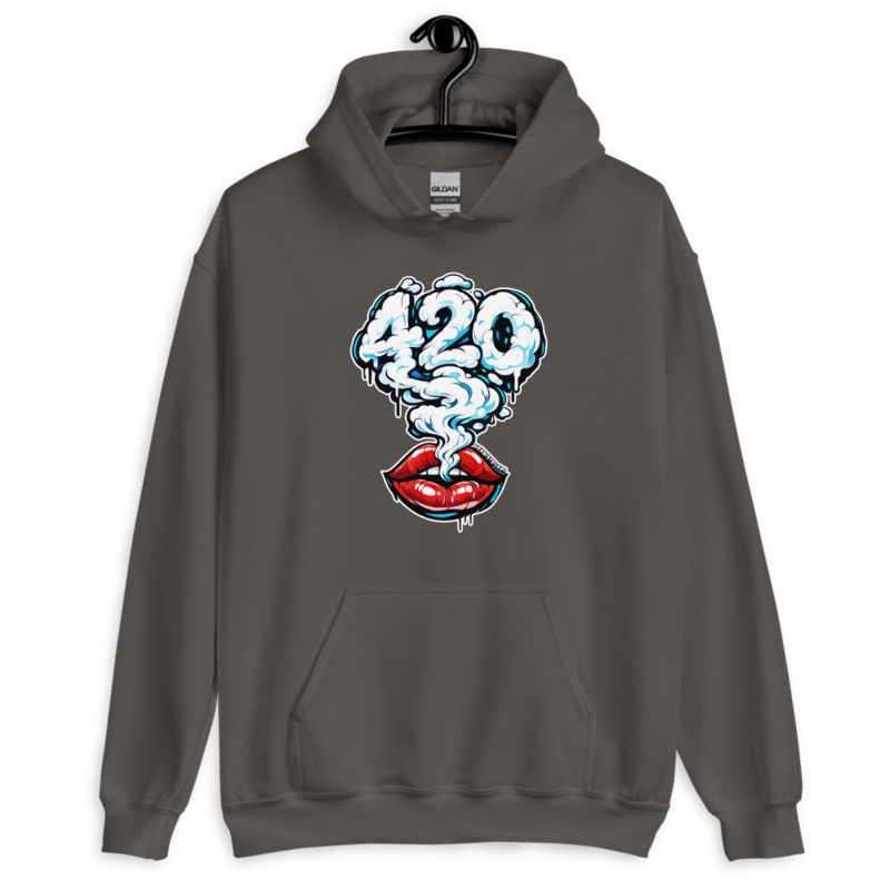 Those Lips – Unisex Hoodie — charcoal
