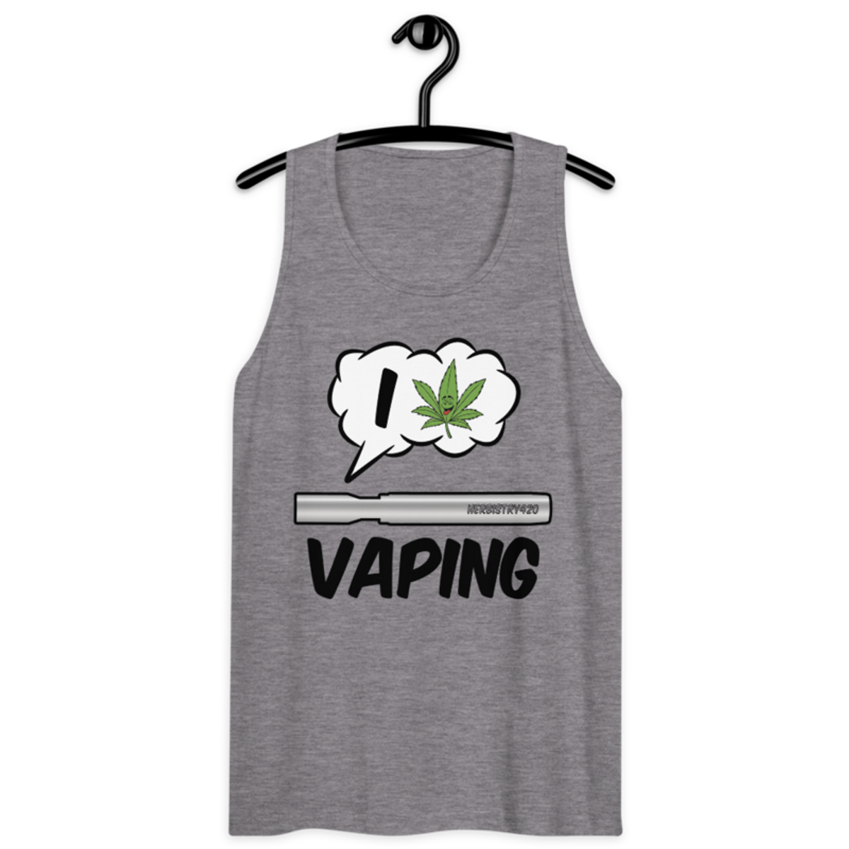 I Love Vaping – Men’s premium tank top — athletic heather