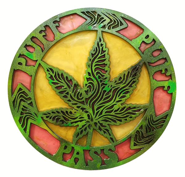 Puff Puff Pass – Wood Cut Art
