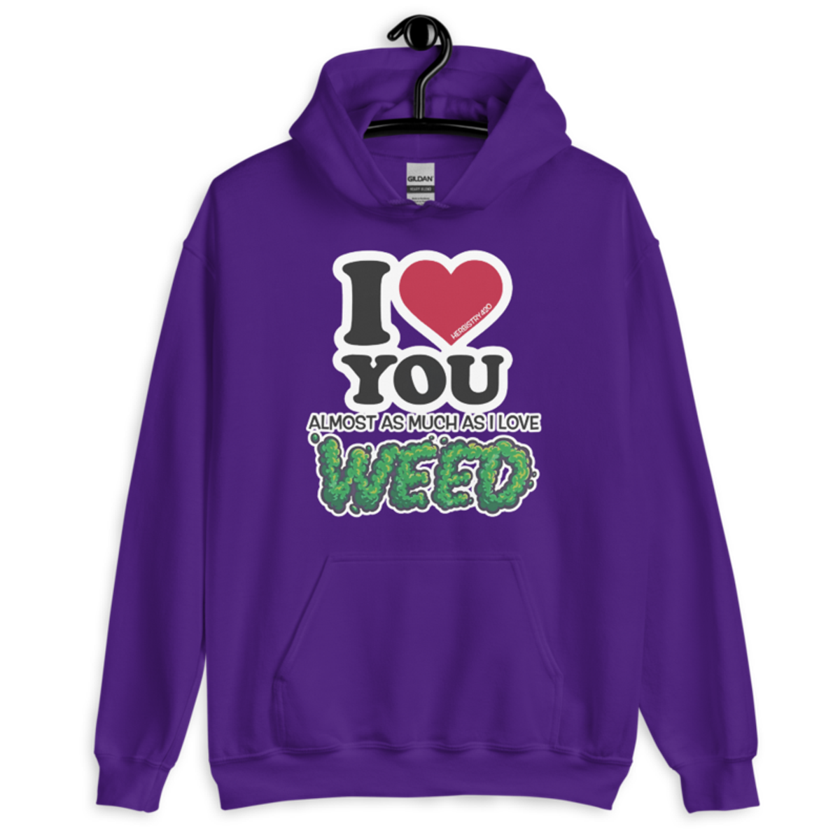 I Love You Almost – Unisex Hoodie — purple