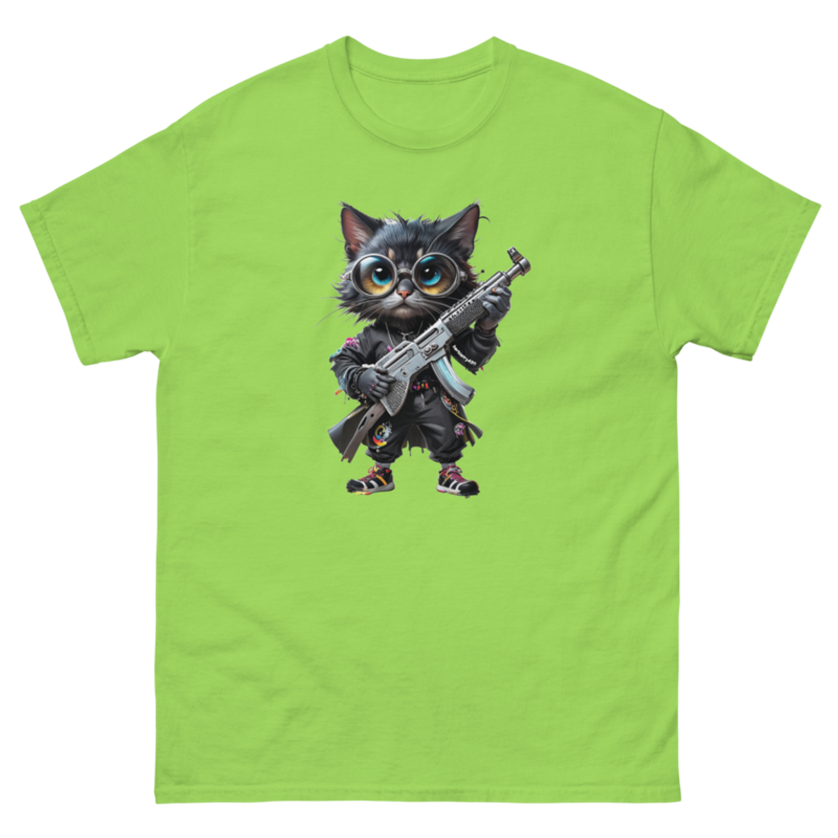 OG Cat – Unisex classic tee — lime