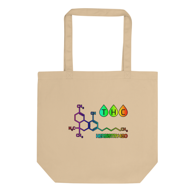 THC Molecule – Eco Tote Bag — oyster