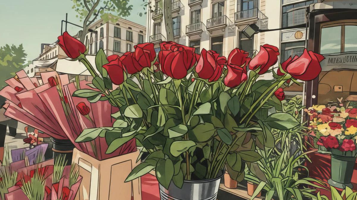Sant Jordi in Barcelona