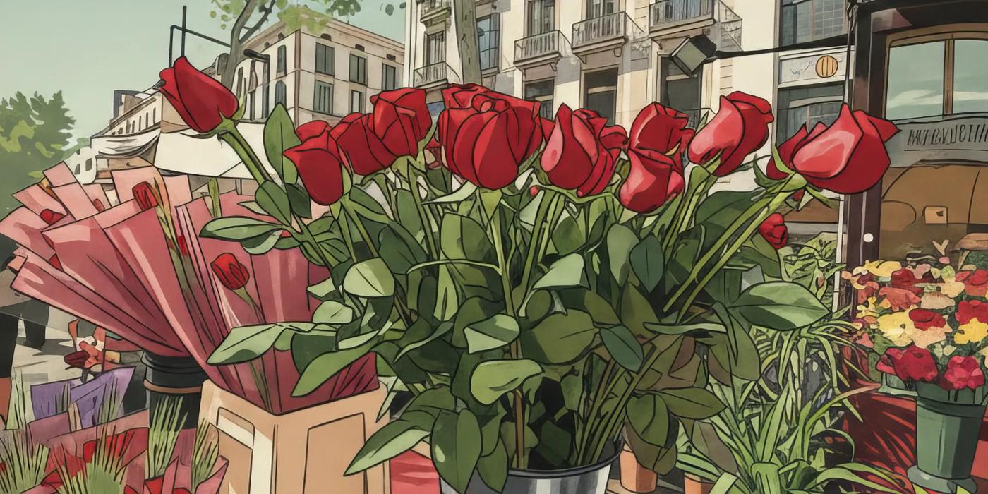 Sant Jordi in Barcelona