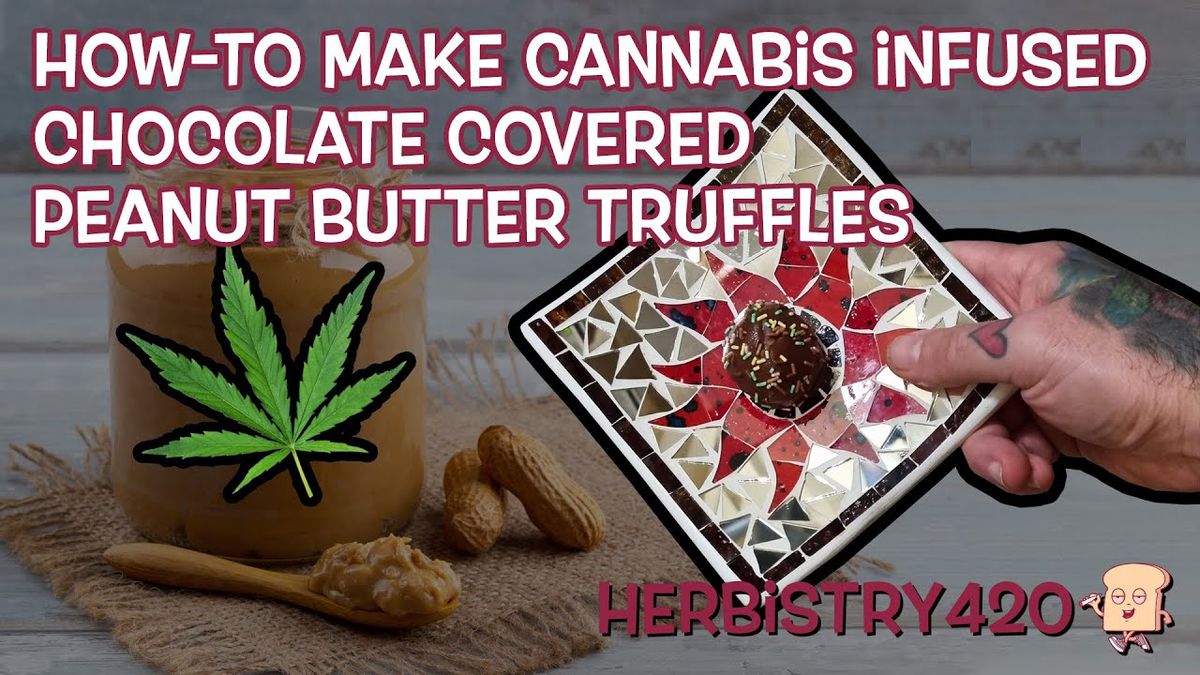 cannabis peanut butter chocolate truffles