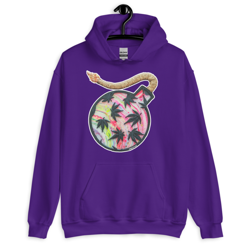 Da Bomb – Red – Unisex Hoodie — purple