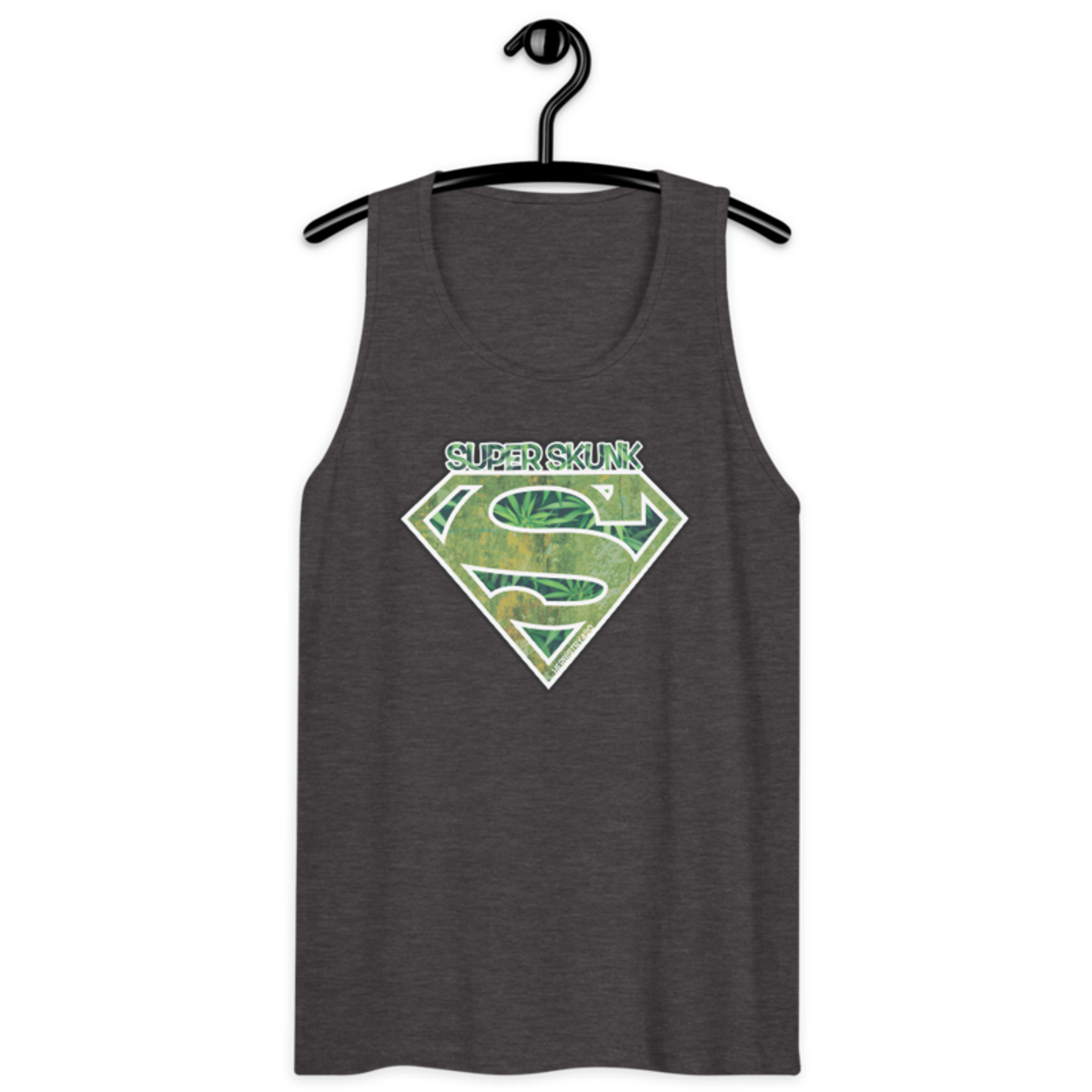 420 Hands – Men’s premium tank top — charcoal heather