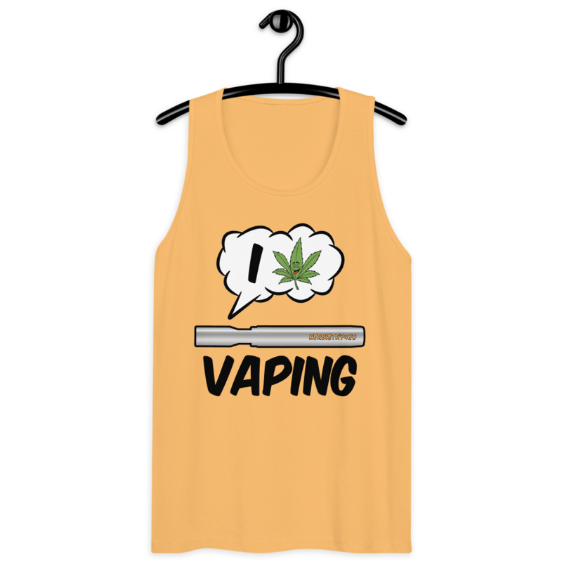 I Love Vaping – Men’s premium tank top — squash