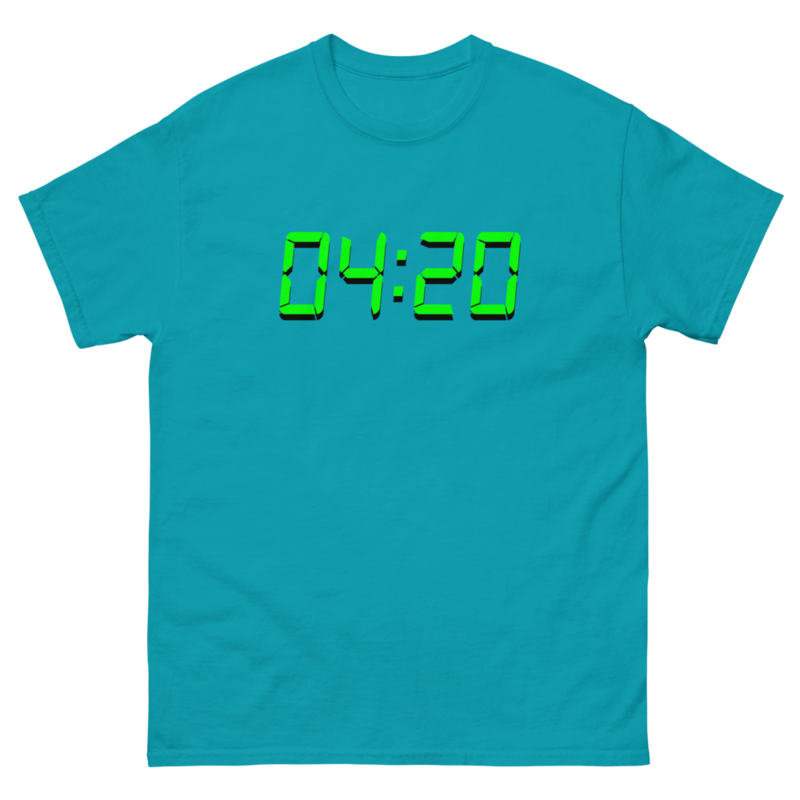 04:20 Digital – Unisex Classic Tee — tropical blue
