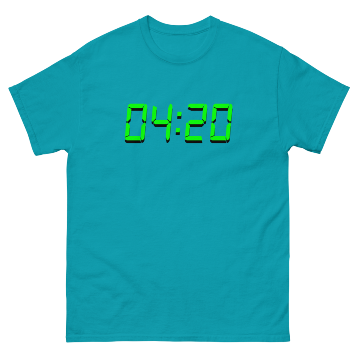 04:20 Digital – Unisex Classic Tee — tropical blue