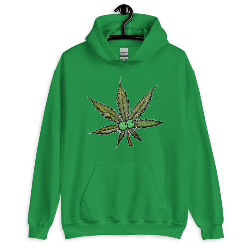 Happy Leaf – Unisex Hoodie — irish green