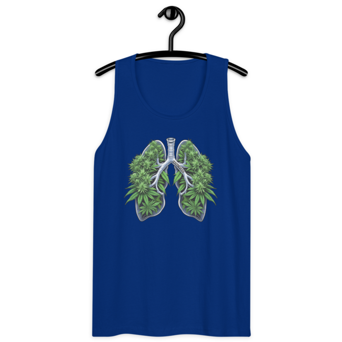 Weed Lungs – Men’s premium tank top — team royal