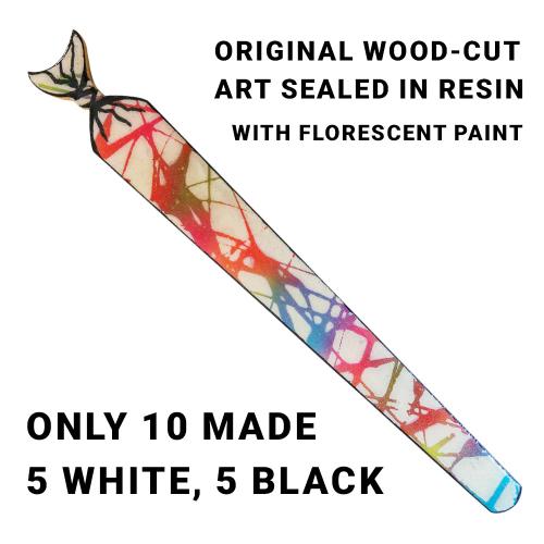 Joint (White) – Wood Cut Resin Art