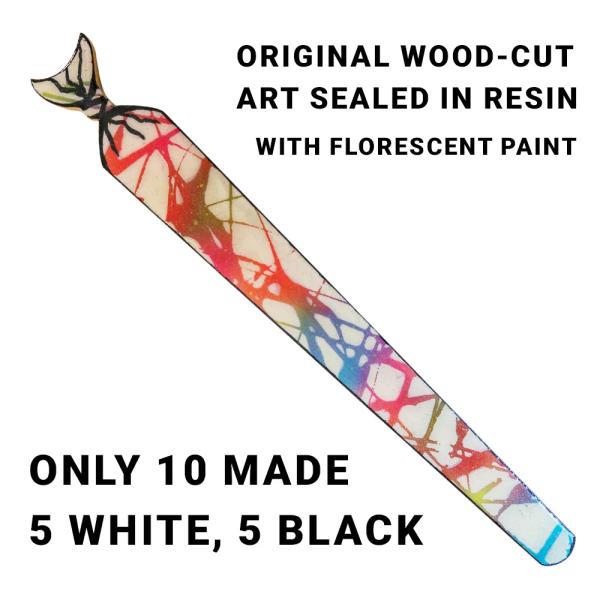 Joint (White) – Wood Cut Resin Art