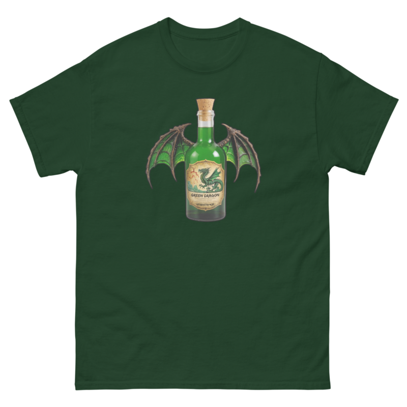Green Dragon – Unisex classic tee — forest green