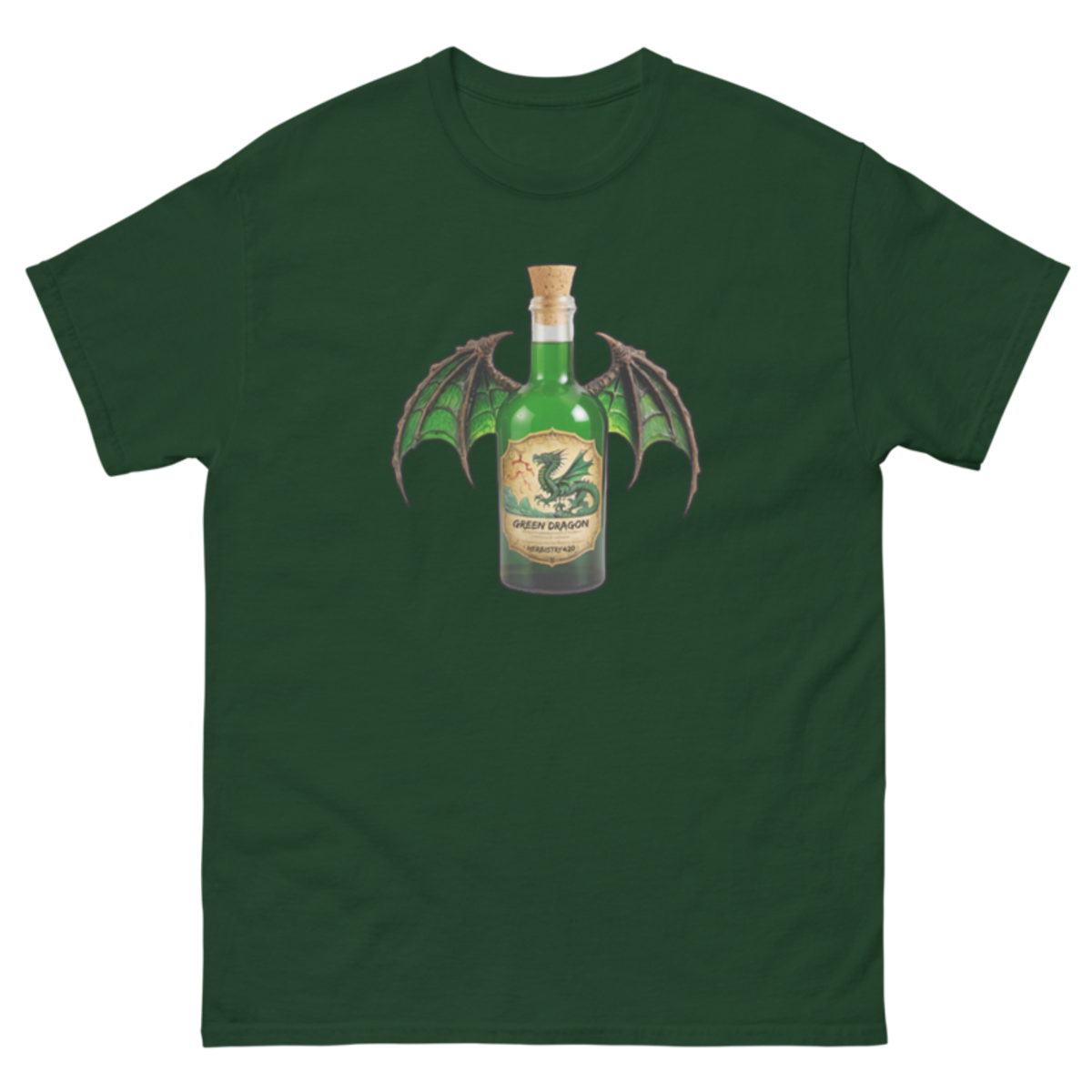 Green Dragon – Unisex classic tee — forest green