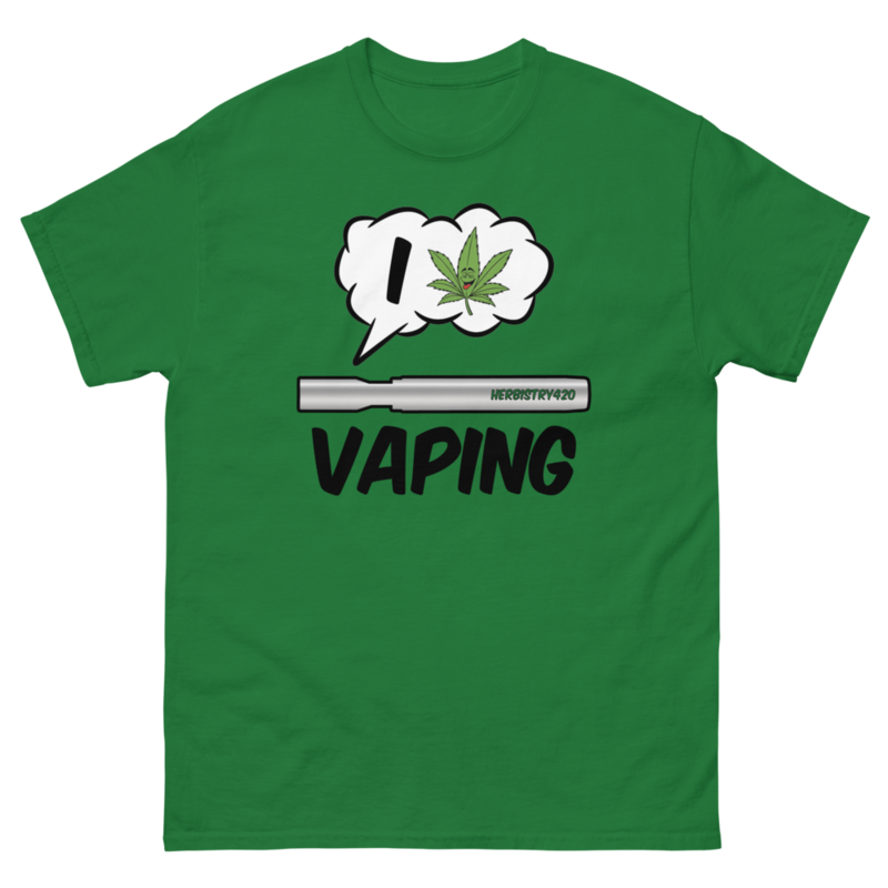 I Love Vaping – Unisex classic tee — turf green