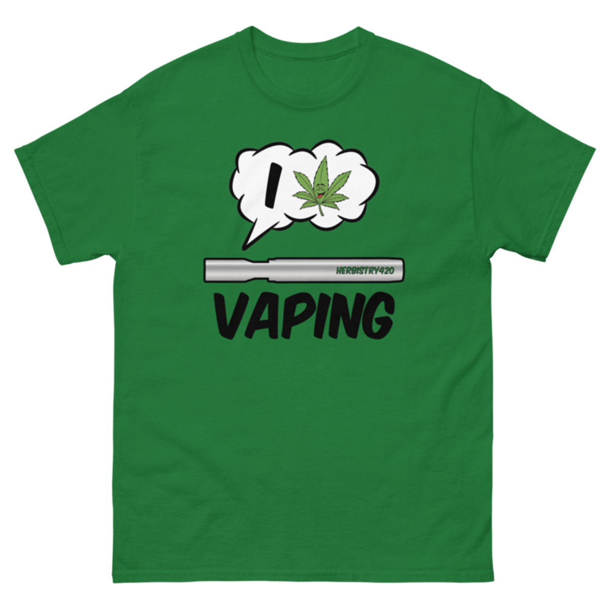 I Love Vaping – Unisex classic tee — turf green