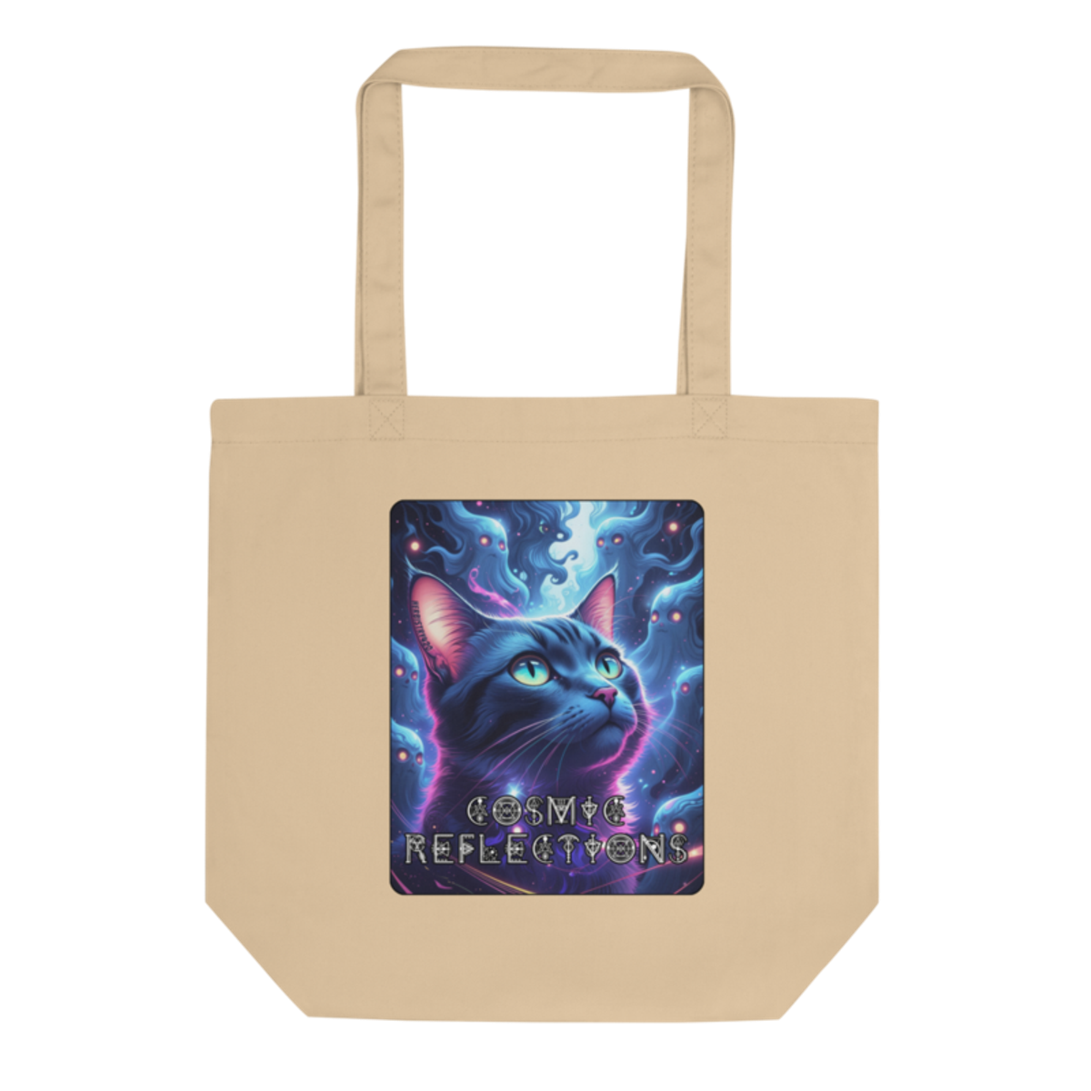 Cosmic Reflections – Eco Tote Bag — oyster