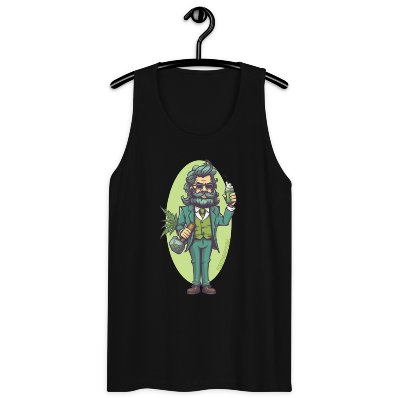 Weed Hipster – Men’s premium tank top
