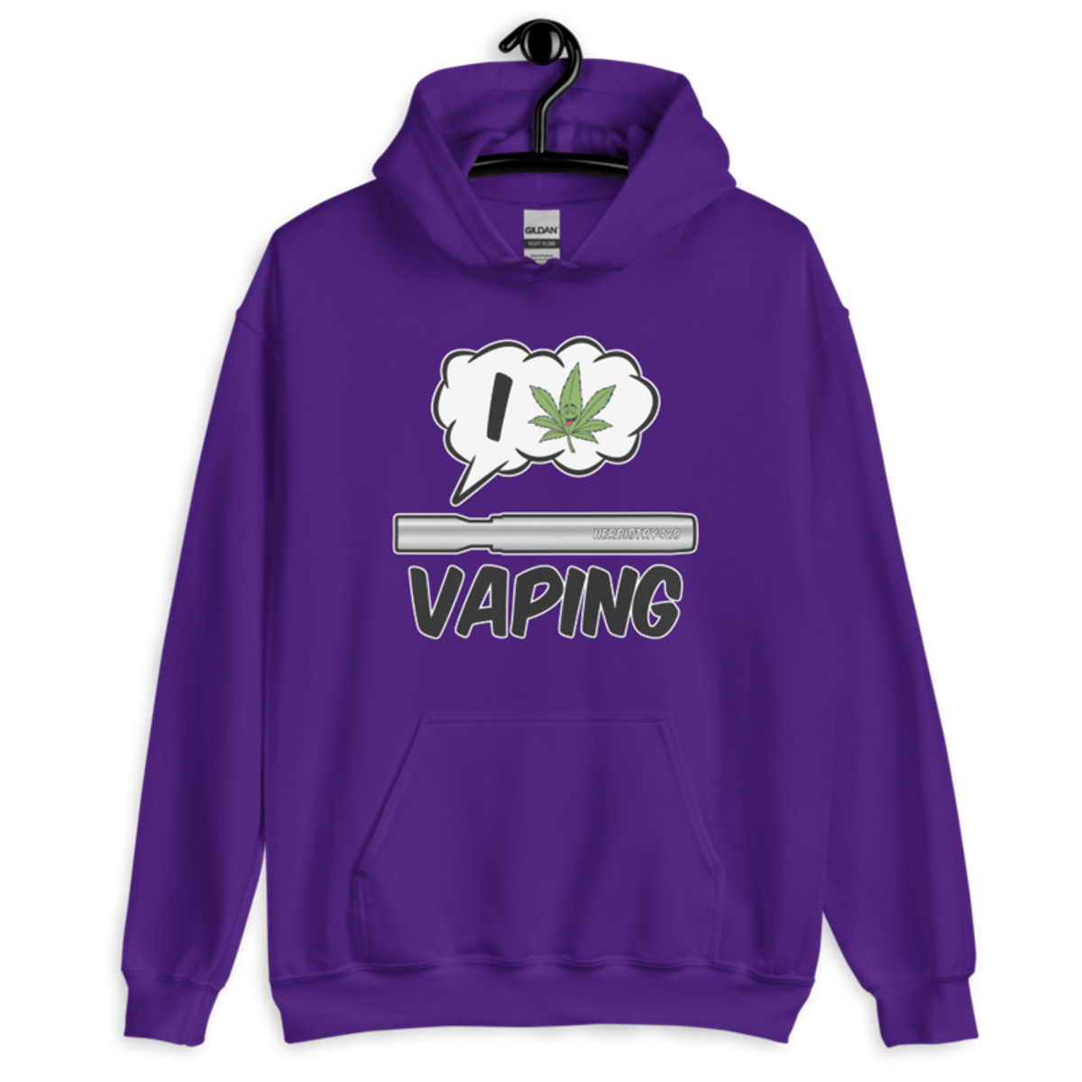 I Love Vaping – Unisex Hoodie — purple