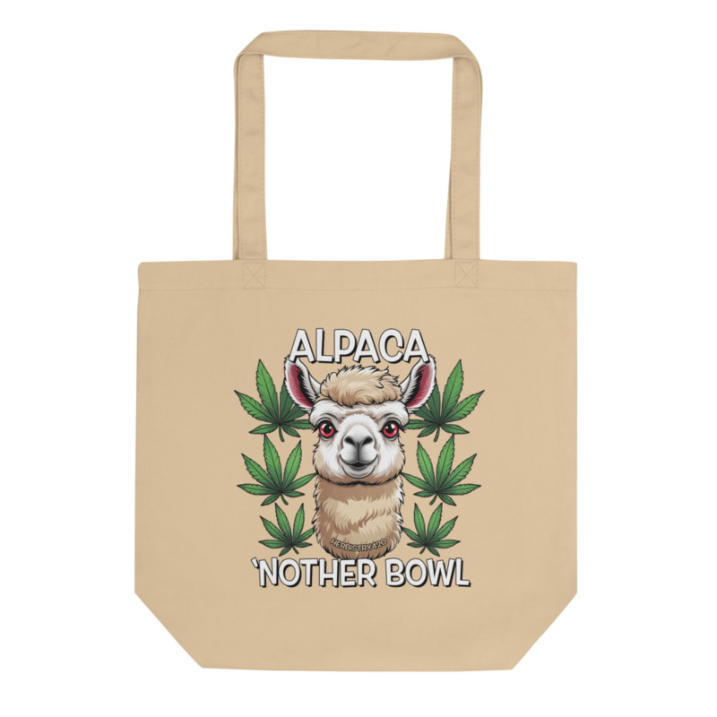 Alpaca 'Nother Bowl – Eco Tote Bag — oyster