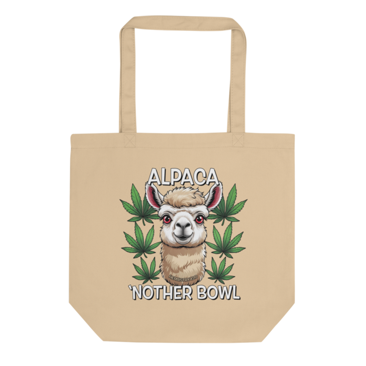 Alpaca 'Nother Bowl – Eco Tote Bag — oyster