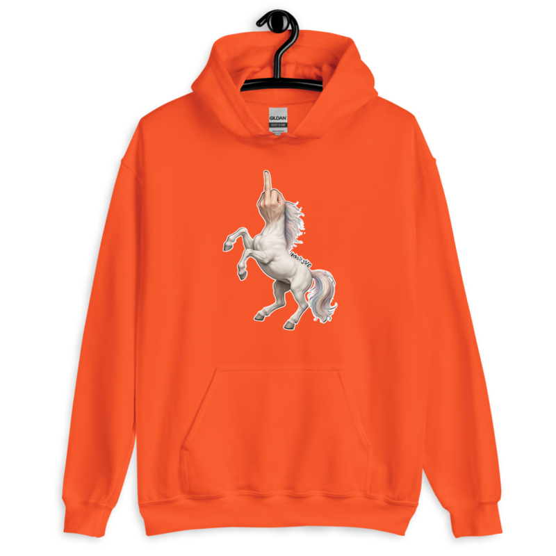 F*ck Unicorn – Unisex Hoodie — orange