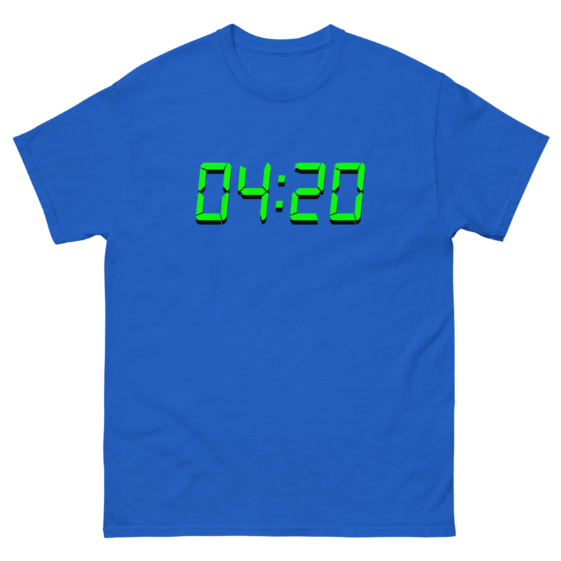 04:20 Digital – Unisex Classic Tee — royal