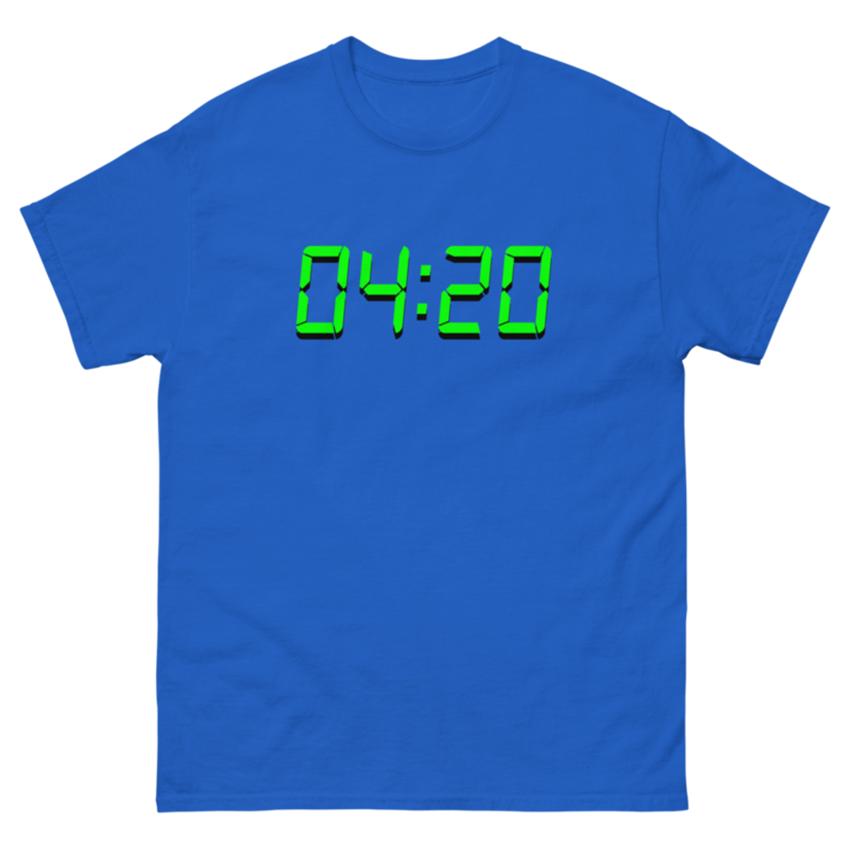 04:20 Digital – Unisex Classic Tee — royal