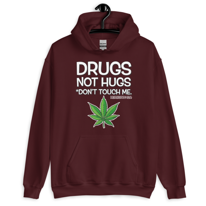 Don't Touch Me – Unisex Hoodie — maroon