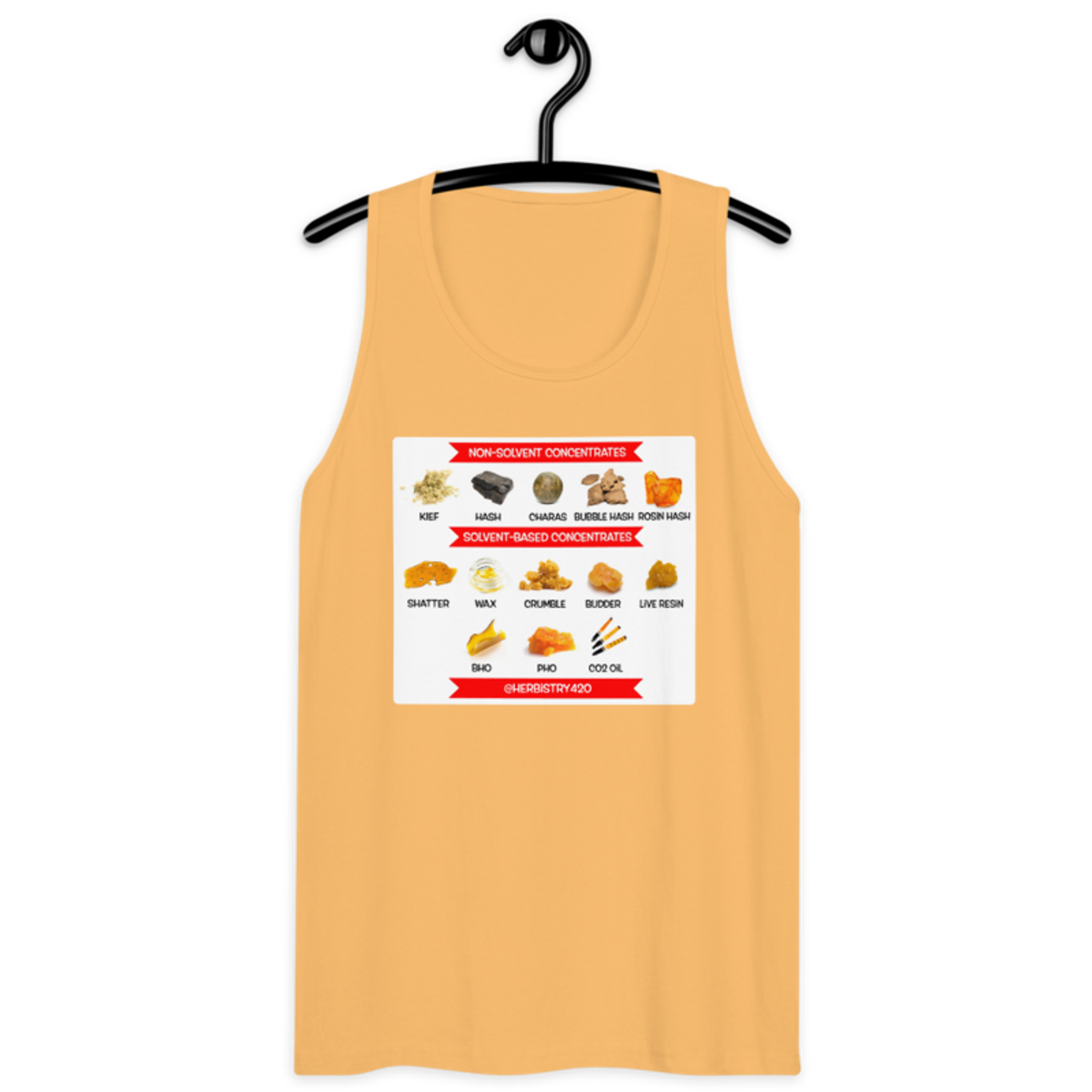 Concentrates – Men’s premium tank top — squash