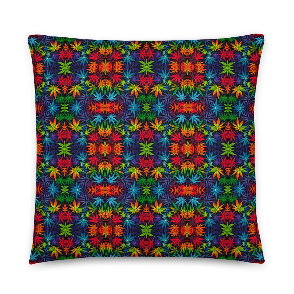 Colorful Leaves – Basic Pillow — 22x22