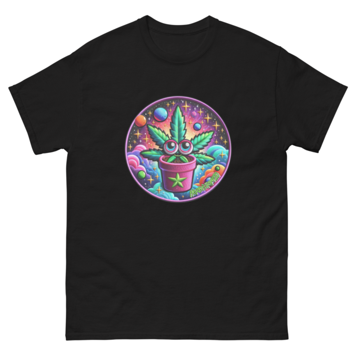 Space Plant – Unisex Classic Tee — black