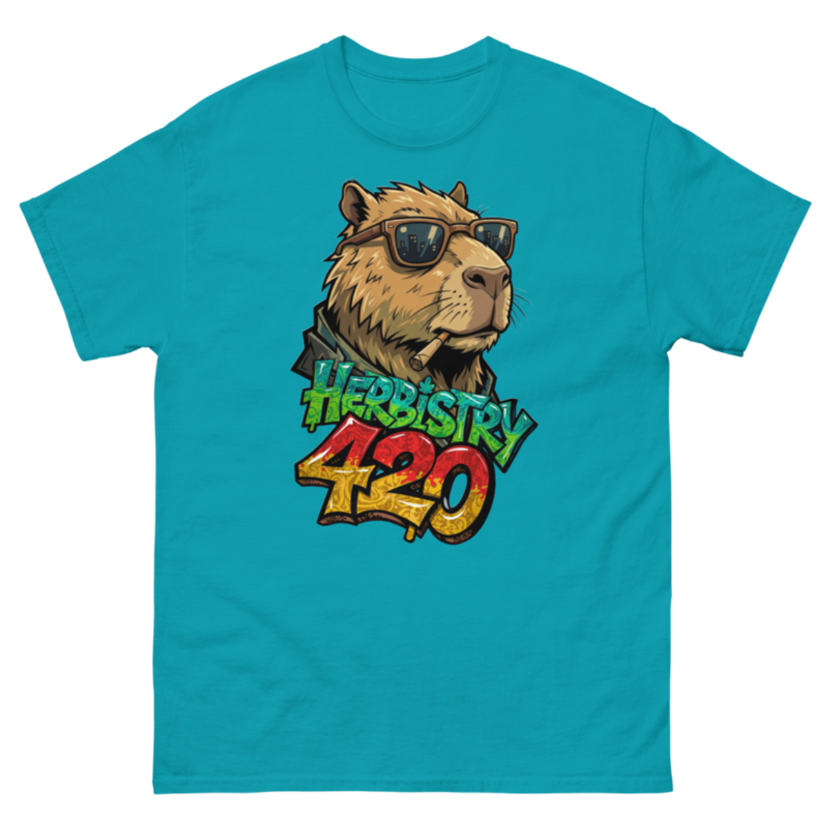 Cappy Life – Unisex classic tee — tropical blue