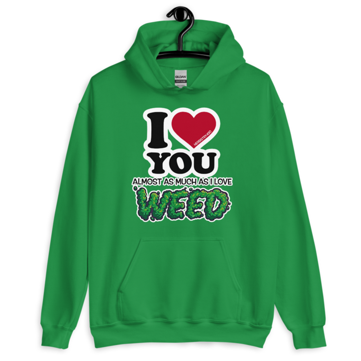 I Love You Almost – Unisex Hoodie — irish green