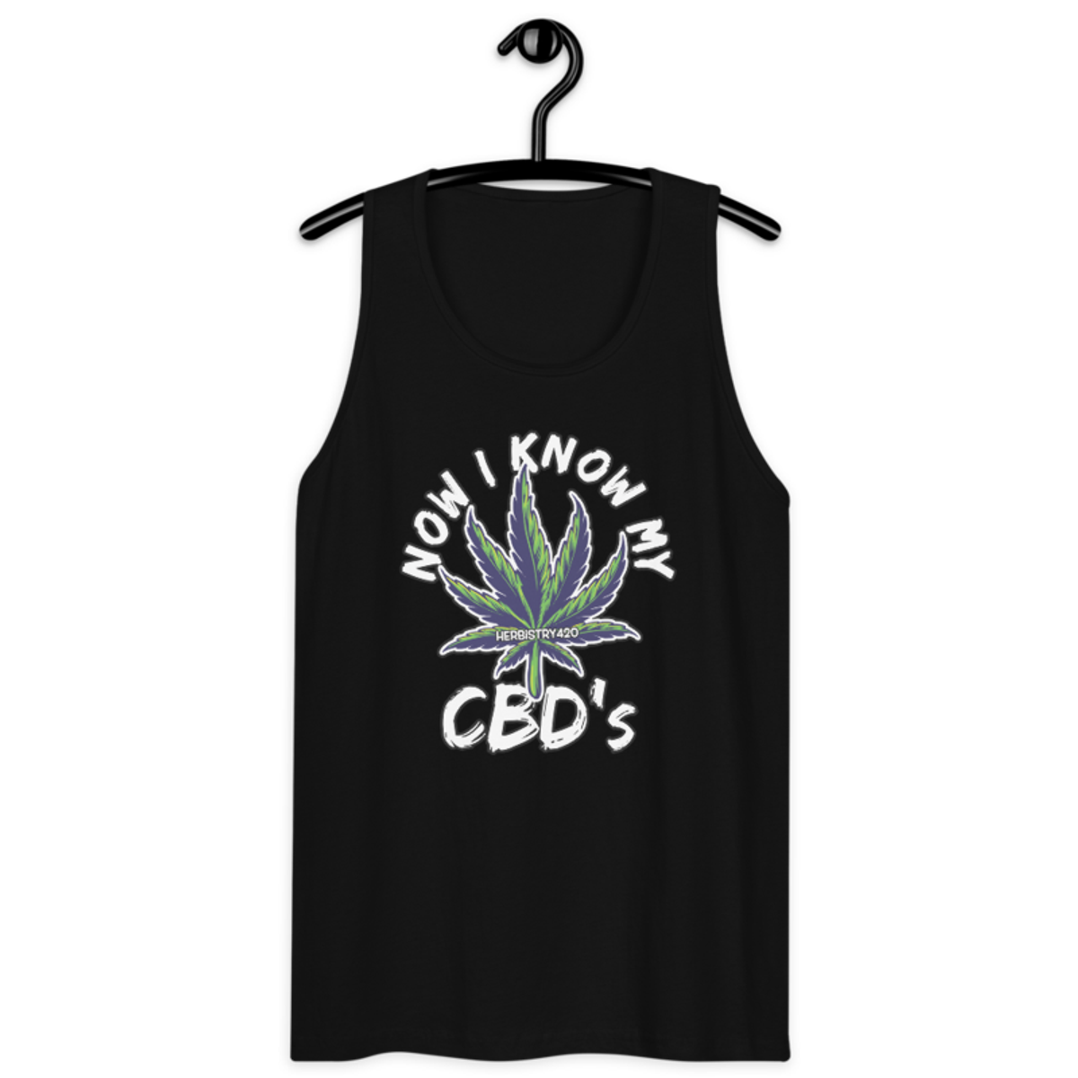 Now I Know My – Men’s premium tank top — black