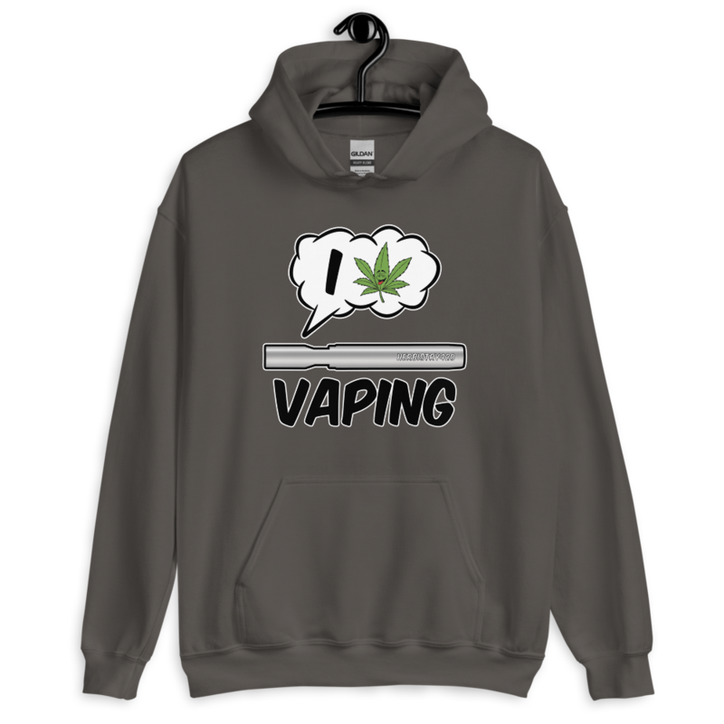 I Love Vaping – Unisex Hoodie — charcoal