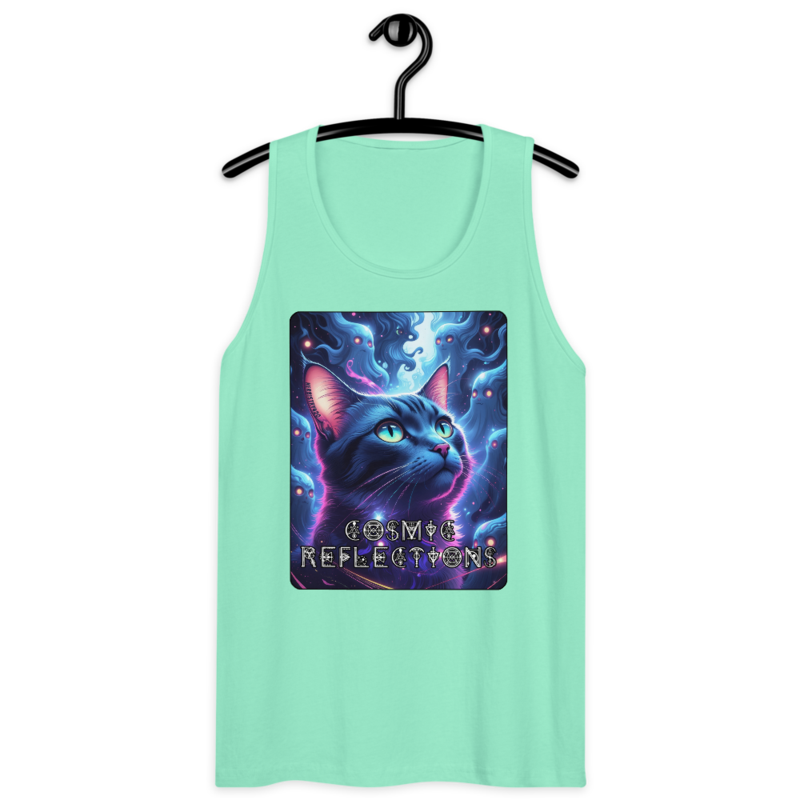 Cosmic Reflections – Men’s Premium Tank Top — mint