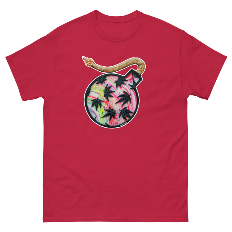 Da Bomb – Red – Unisex Classic Tee — cardinal
