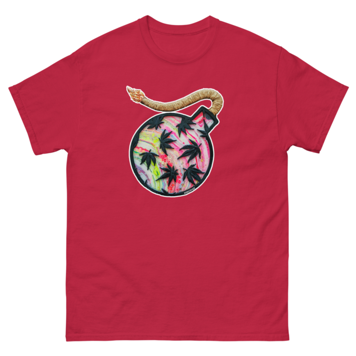 Da Bomb – Red – Unisex Classic Tee — cardinal