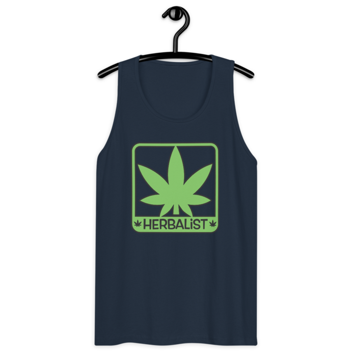 Herbalist – Men’s premium tank top — navy
