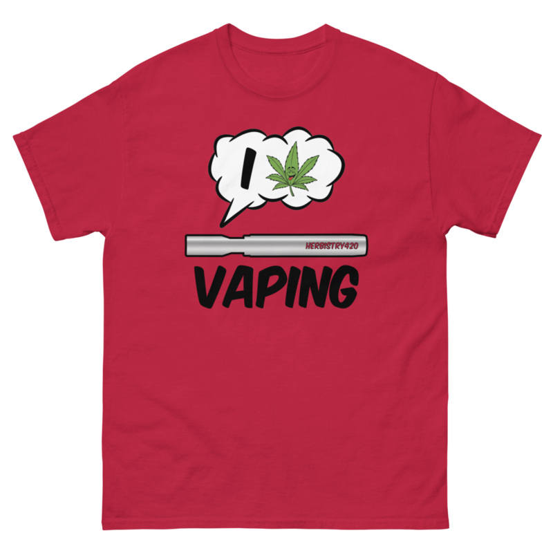 I Love Vaping – Unisex classic tee — cardinal