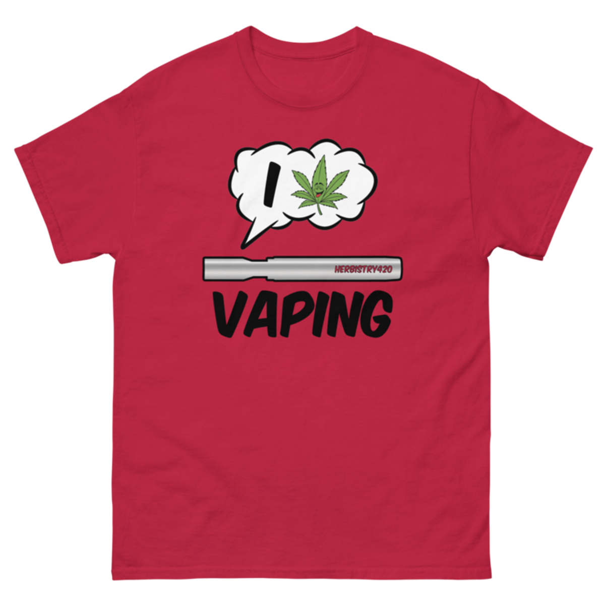 I Love Vaping – Unisex classic tee — cardinal