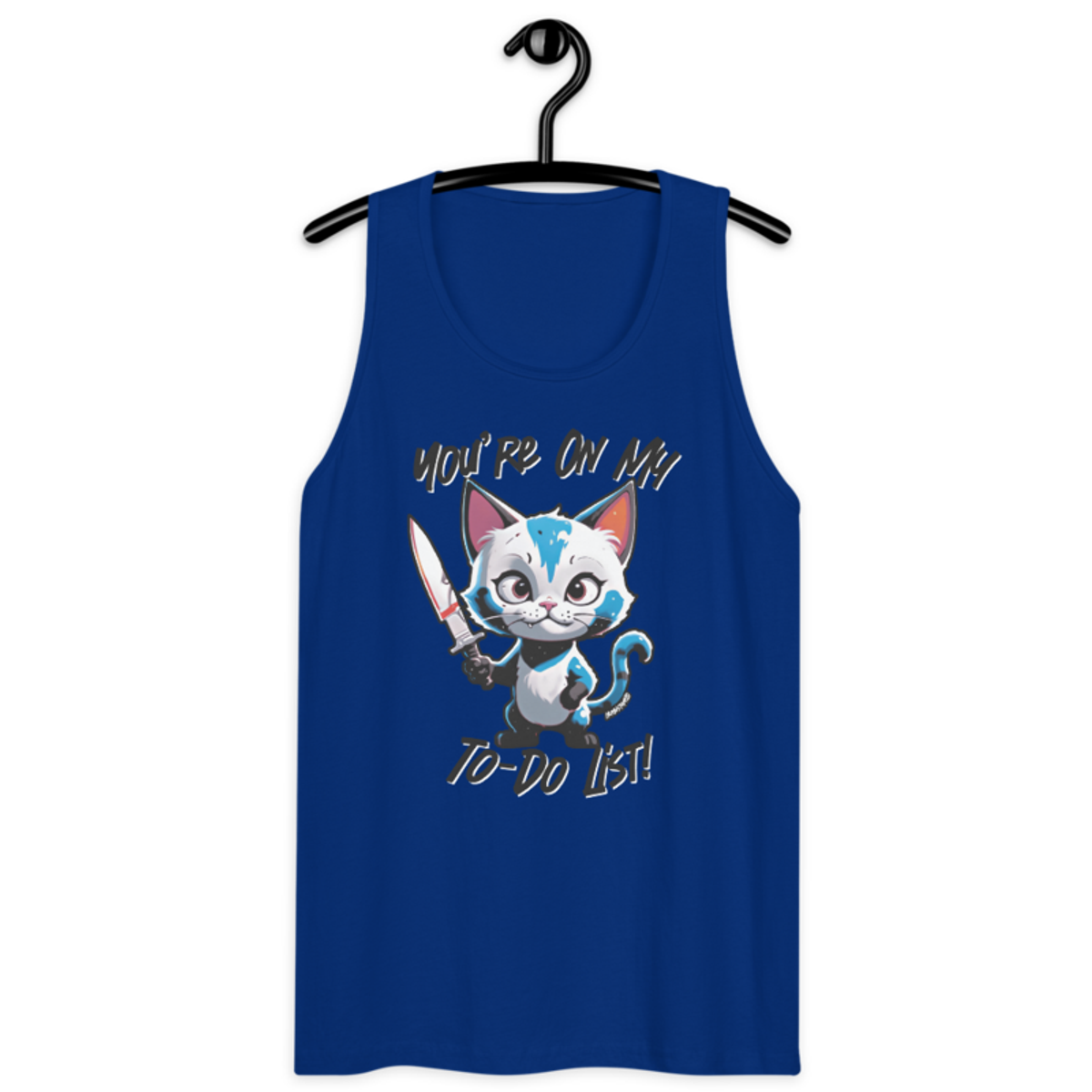 You're On My To-Do List – Men’s premium tank top — team royal