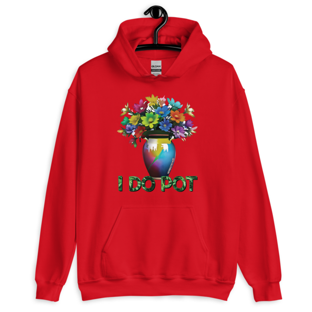 I Do Pot – Unisex Hoodie — red